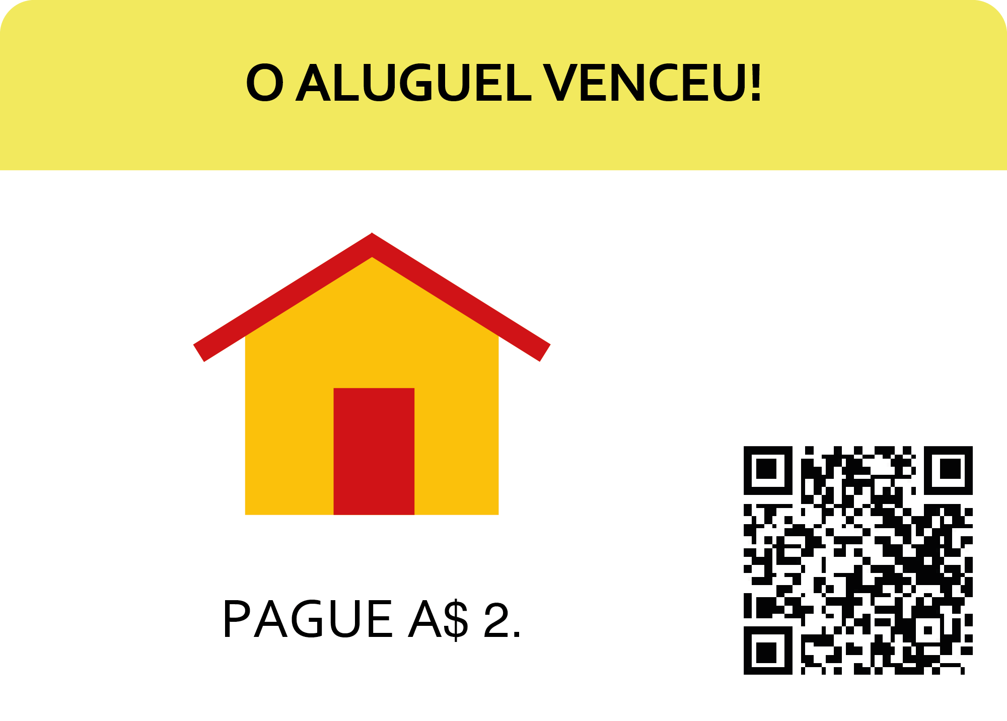 Hoje dia pagar casa aluguel. você Pague dinheiro 2.